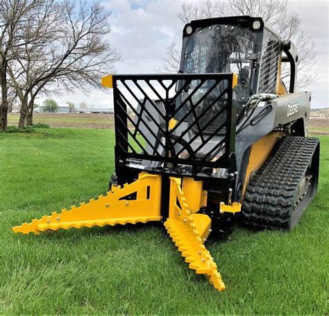 skid steer stump puller